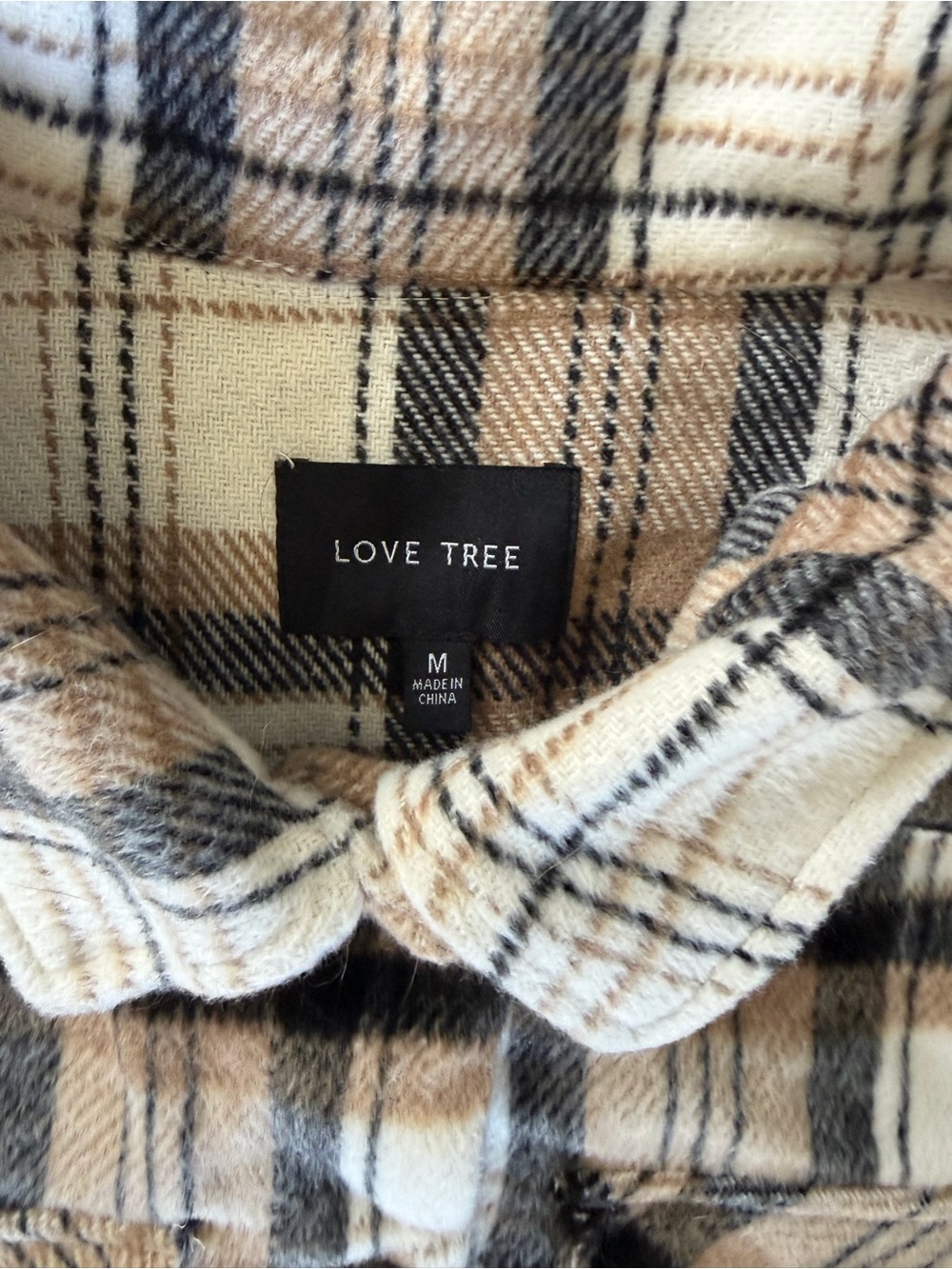 Love Tree Oversized Plaid Shacket - Picture 5 of 8